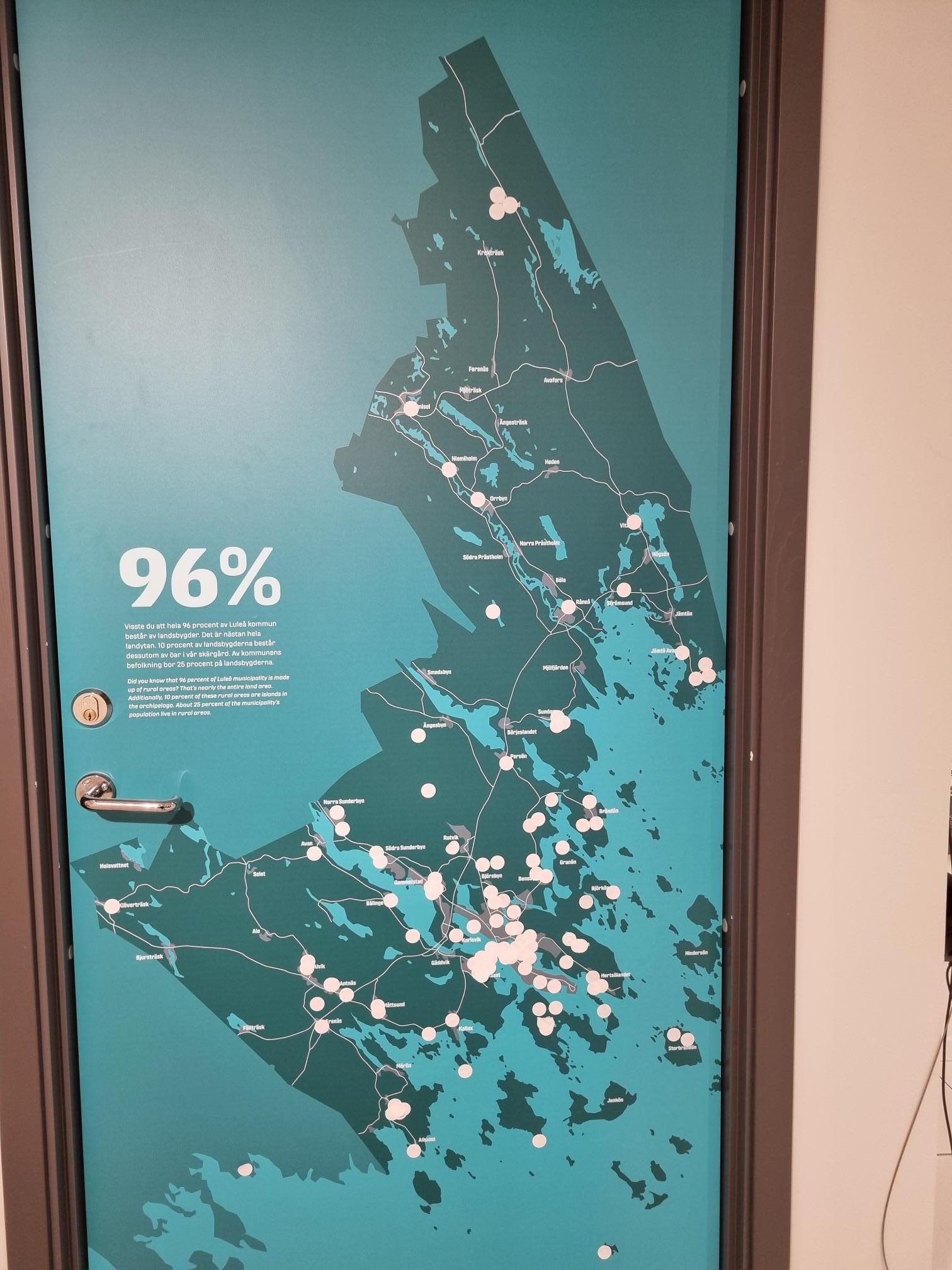 Fråga: Var i Luleå kommun vill du helst bo i framtiden?